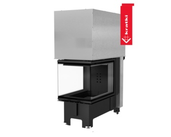 Chimenea de leña NBU 500-700 3 caras (Puerta guillotina)