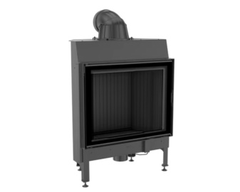 Chimenea de leña NADIA 13 Frontal (Puerta lateral)