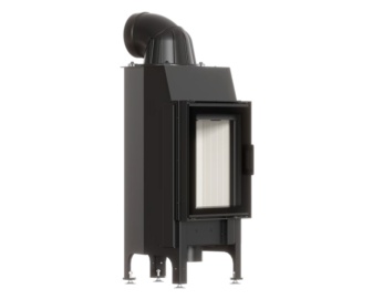 Chimenea de leña NADIA 8 Frontal (Puerta lateral)