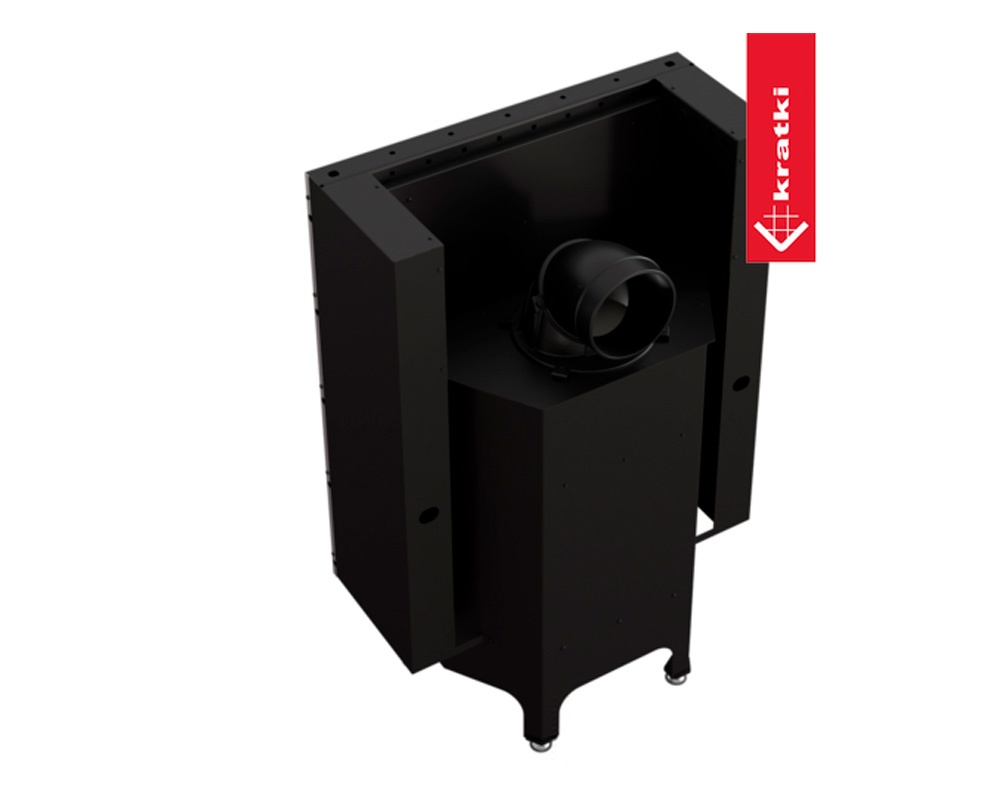 Chimenea de leña NADIA 10 Frontal (Puerta guillotina) 3
