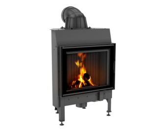 Chimenea de leña NADIA 10 Frontal (Puerta lateral)