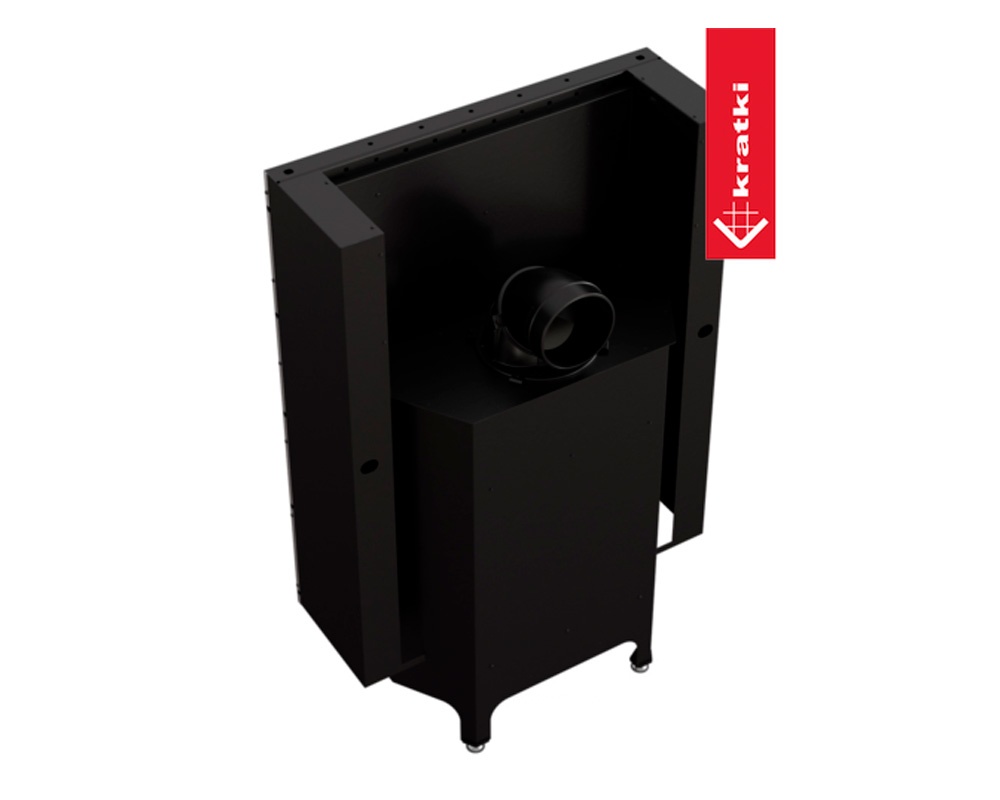 Chimenea de leña NADIA 13 frontal (Puerta guillotina) 2