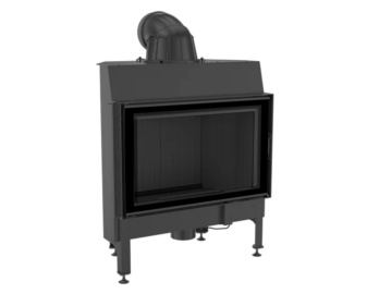 Chimenea de leña NADIA 12 Frontal (Puerta frontal)