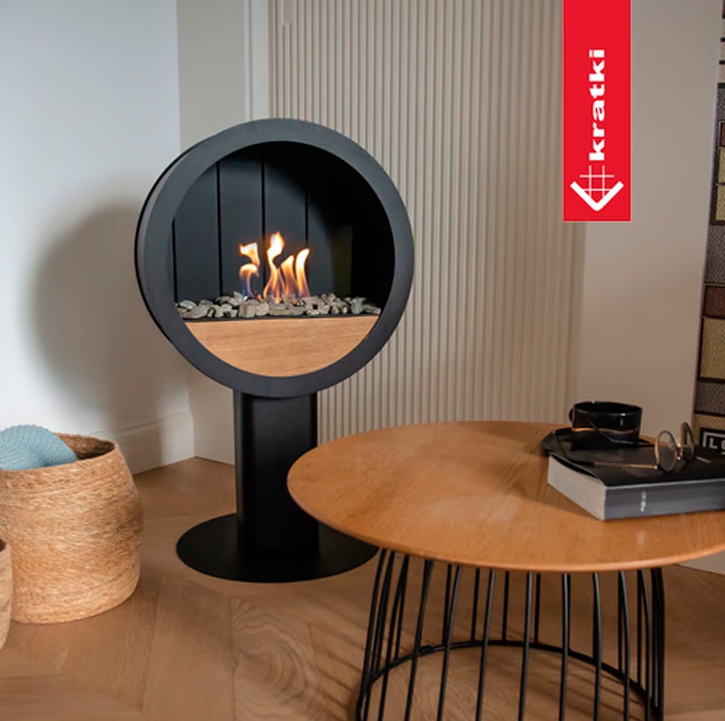 Chimenea de bioetanol ORBIO STAND de pie