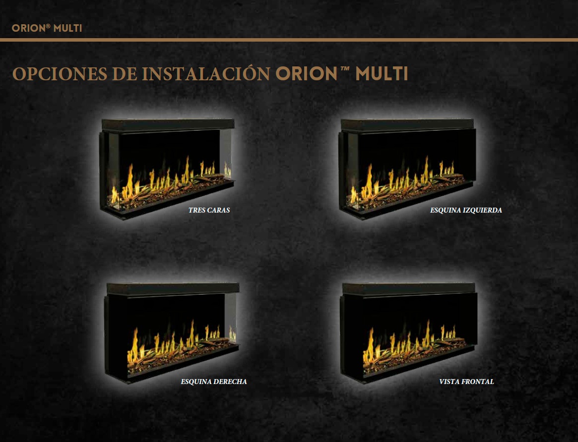 Chimenea eléctrica ORION MULTI 30