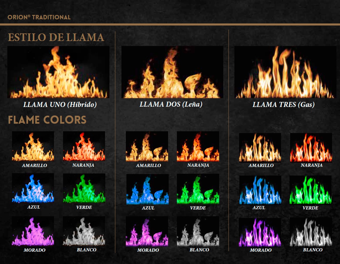 Chimenea eléctrica ORION TRADITIONAL 30