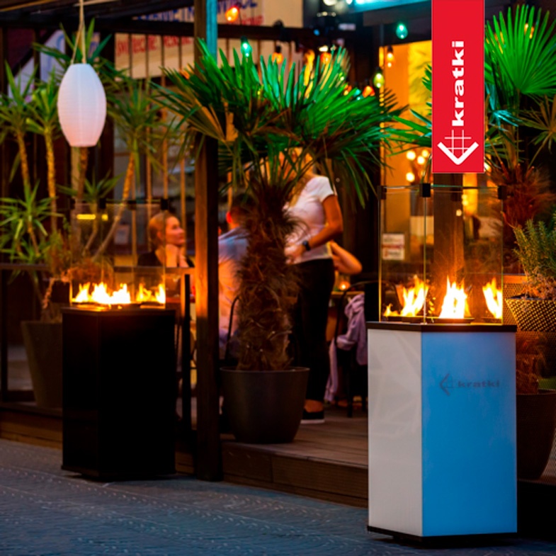 Estufa de exterior PATIO lpg con mando a distancia