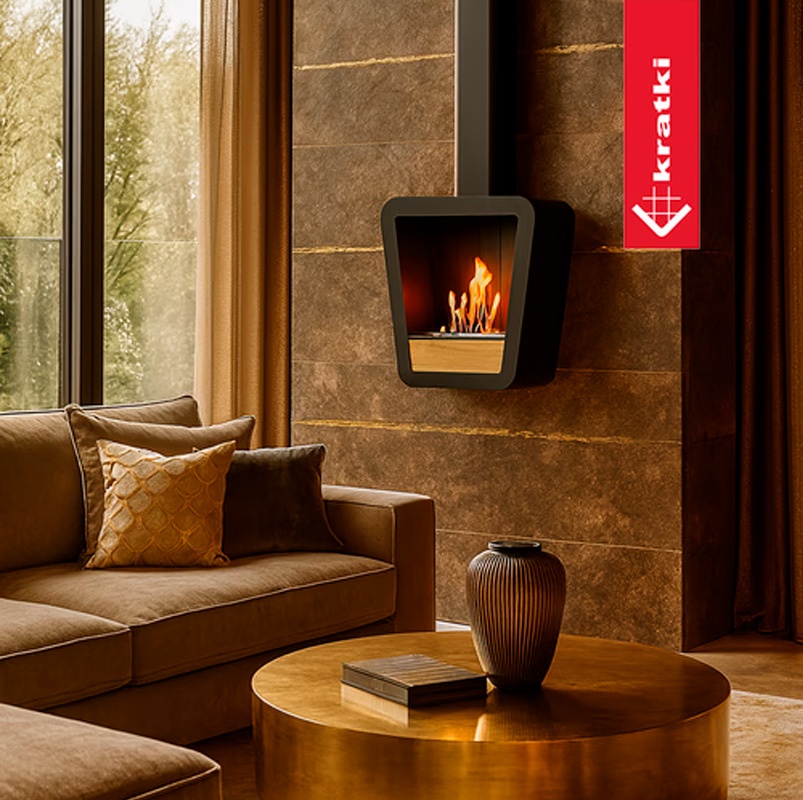 Chimenea de bioetanol PRISMO HANG de pared