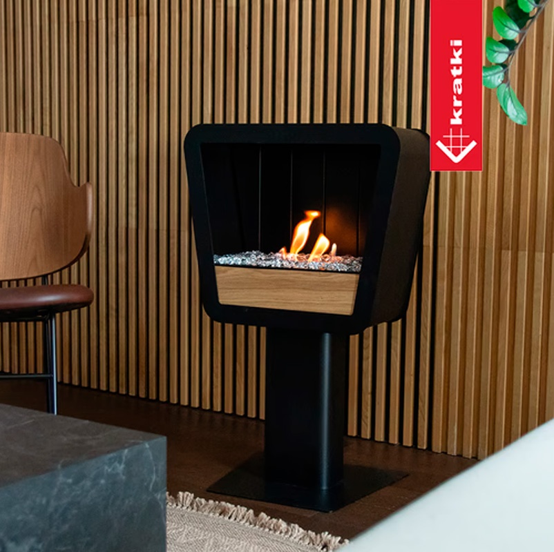 Chimenea de bioetanol PRISMO STAND de pie