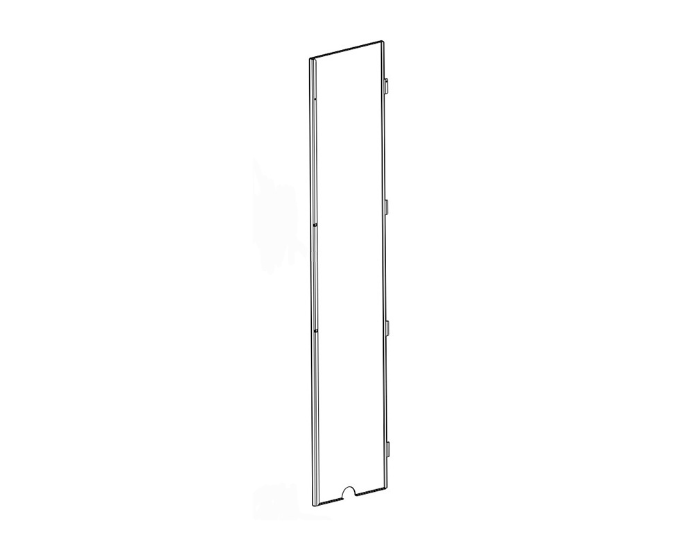 Panel trasero sin orificio conducto salida trasera (izquierda) para Slim 2.0