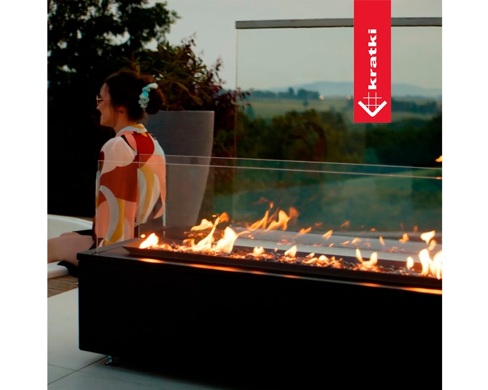 Estufa de gas exterior PATIO HORIZONTAL lpg con mando a distancia 5