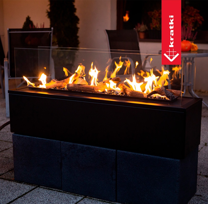 Estufa de gas exterior PATIO HORIZONTAL lpg con mando a distancia 6
