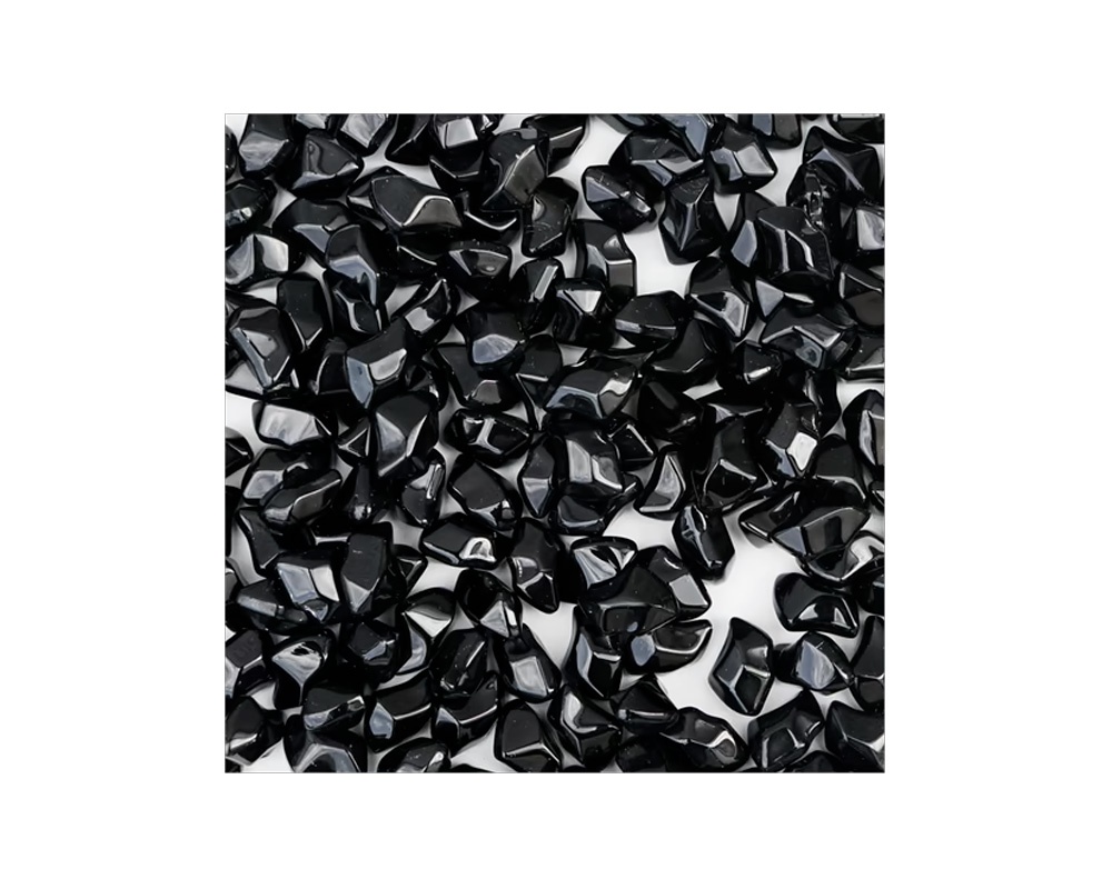 Cristales decorativos negros para quemadores