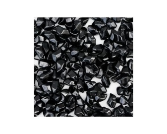 Cristales decorativos negros para quemadores