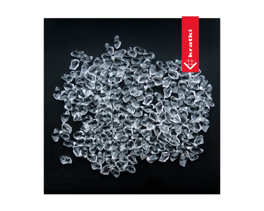 Cristales decorativos transparentes para quemadores