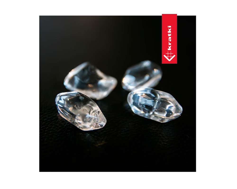 Cristales decorativos transparentes para quemadores