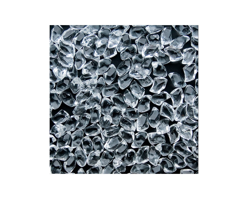 Cristales decorativos transparentes para quemadores