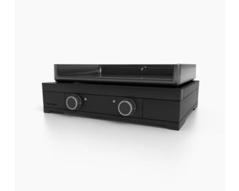 Plancha eléctrica MODERN 60 ACERO NEGRO