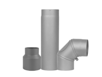 Tubos para estufas o chimeneas de leña diámetro 150 color gris