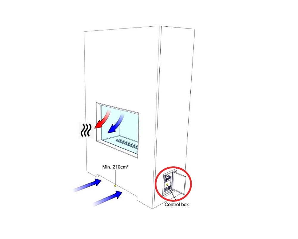 Puerta registro para aparatos Faber