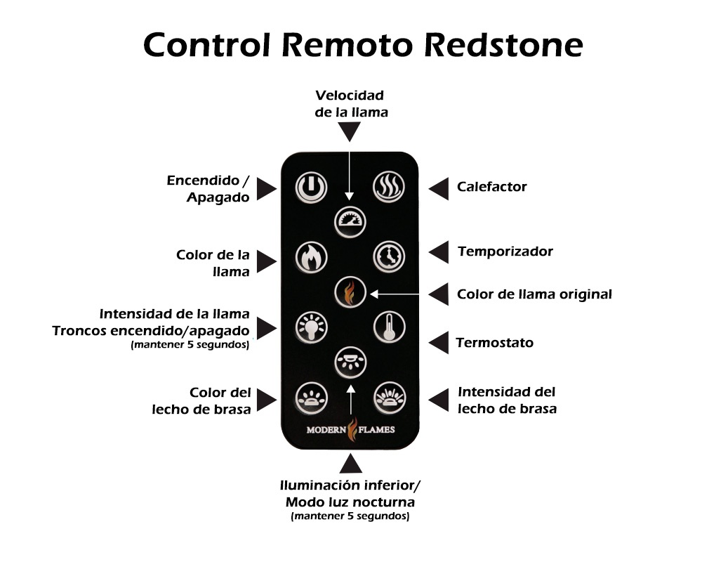 Chimenea eléctrica REDSTONE 860 8