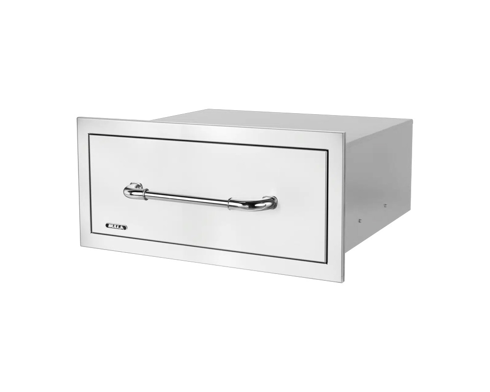 Cajonera ancha inox 304 con relieve