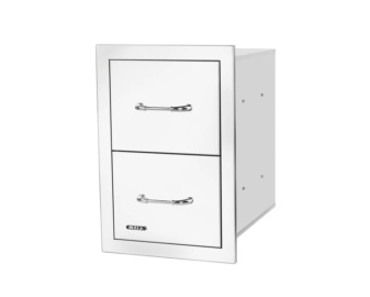Cajón extraíble doble con relieve