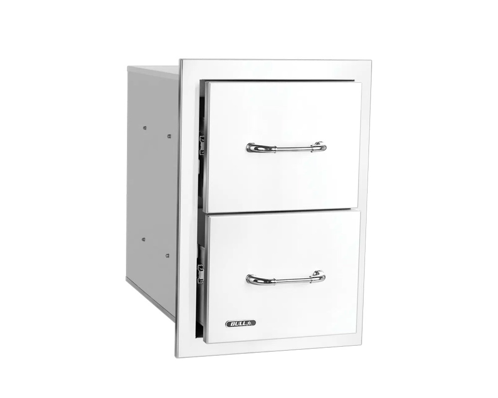 Cajón extraíble doble con relieve 2