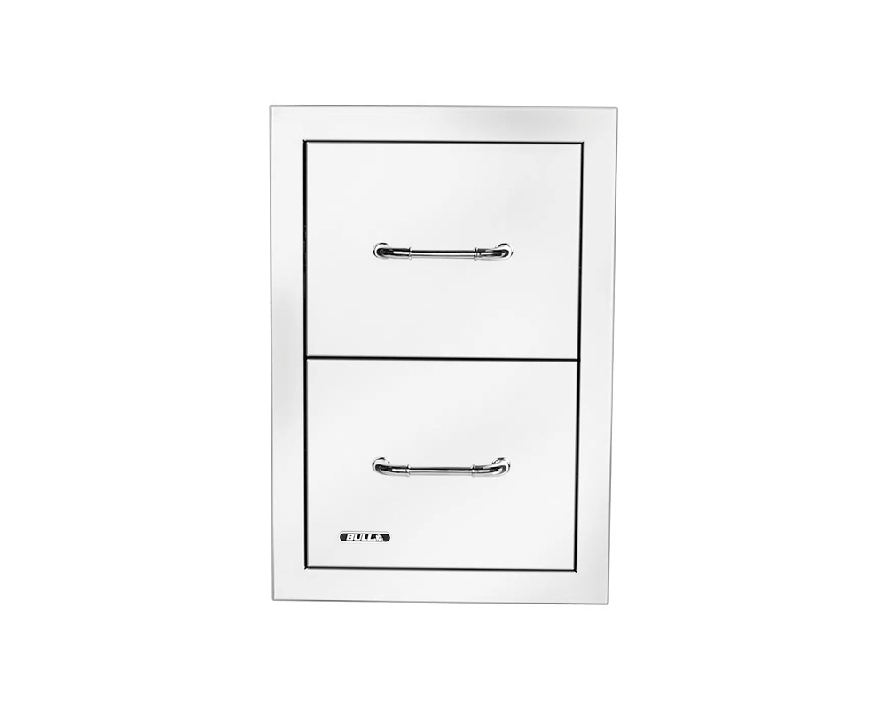 Cajón extraíble doble con relieve 1