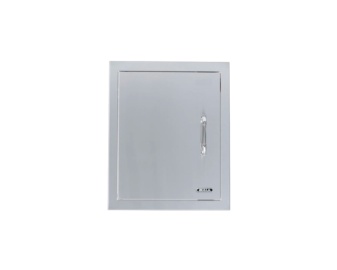Puerta vertical bisagra izquierda con relieve