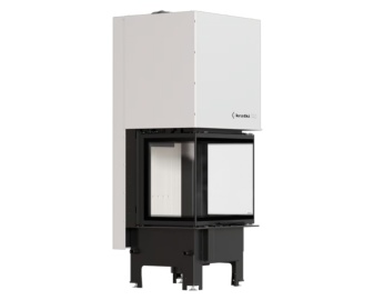 Chimenea de leña REGNOR 600-400 3 caras (Puerta guillotina)