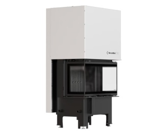 Chimenea de leña REGNOR 680-280 3 caras (Puerta guillotina)