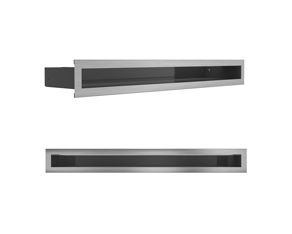 Rejilla apaisada opaca LUFT 60x6 Inox 1