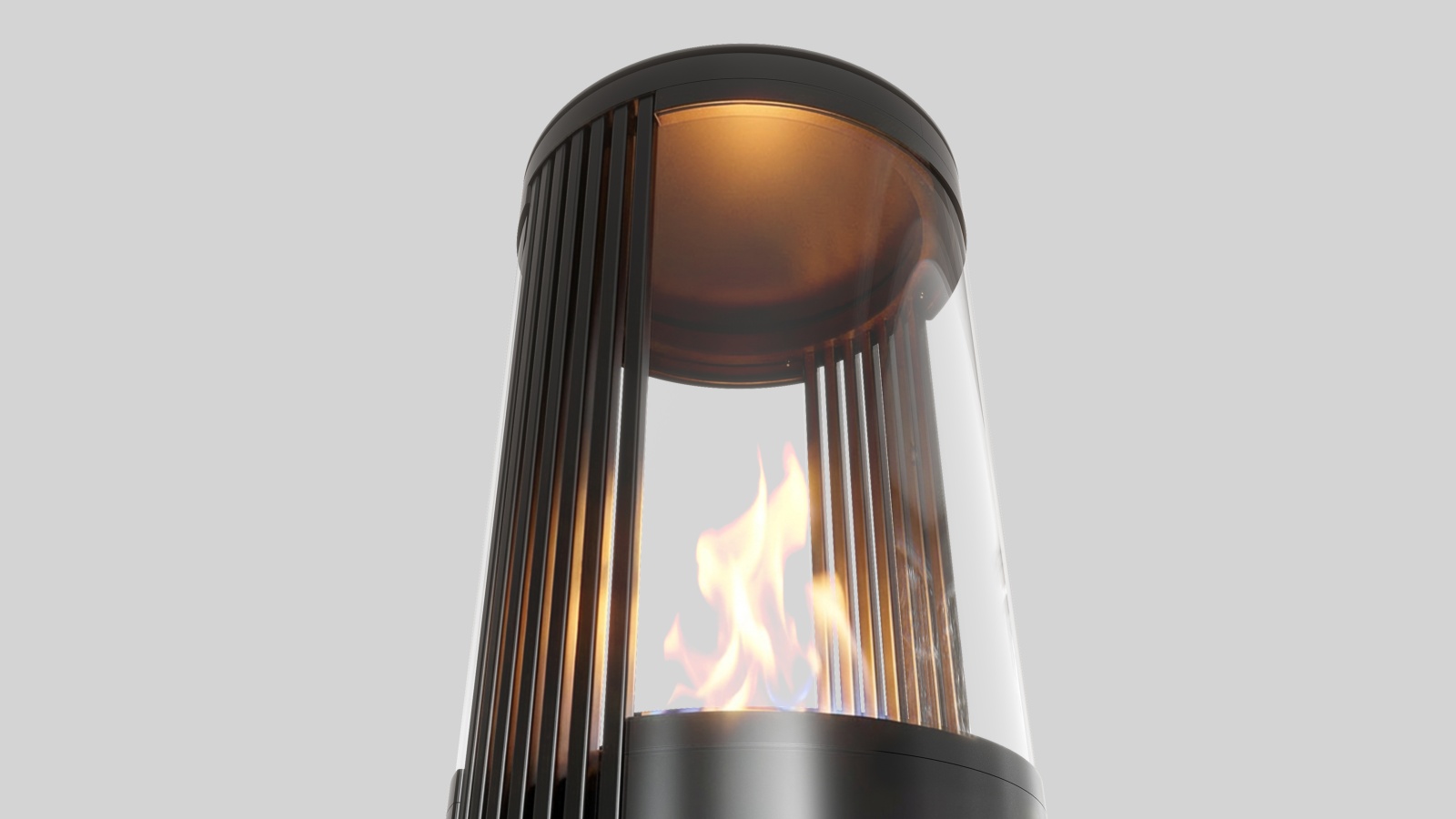 Estufa outdoor gas SIGARO metálica