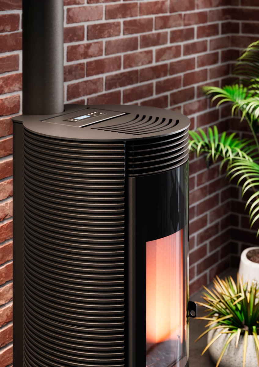 Estufa de pellet SPIN PLUS 9 Up-Twin 5