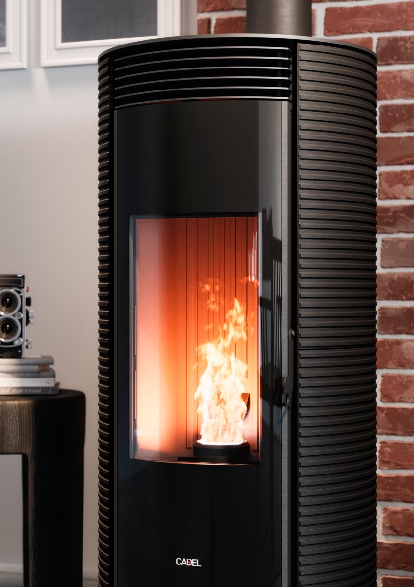 Estufa de pellet SPIN PLUS 9 Up-Twin 2