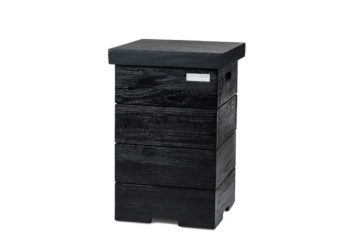 Cubre bombona TEAK BLACK 41x41x62