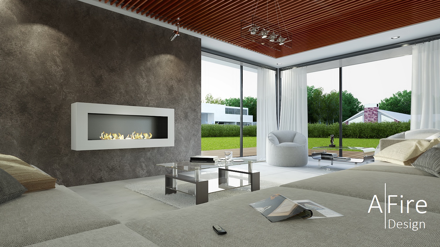 Chimenea de bioetanol electrónica SASA XL