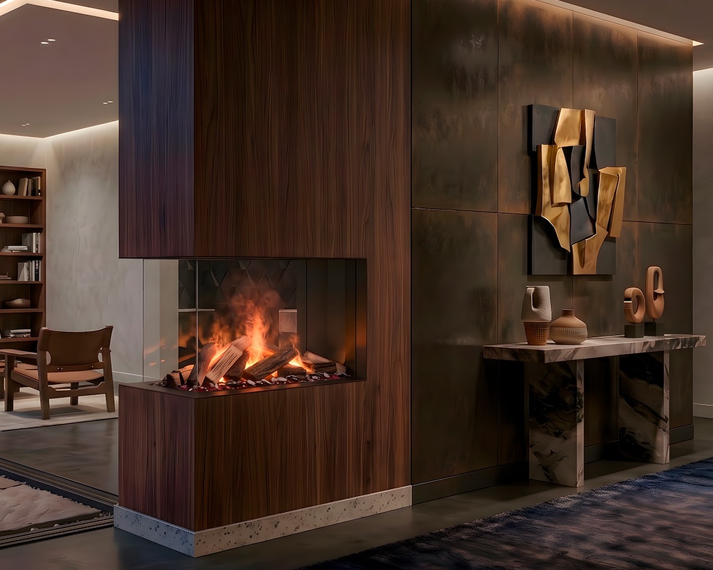 Chimenea eléctrica SENSACION 800/500 (Room divider) 1