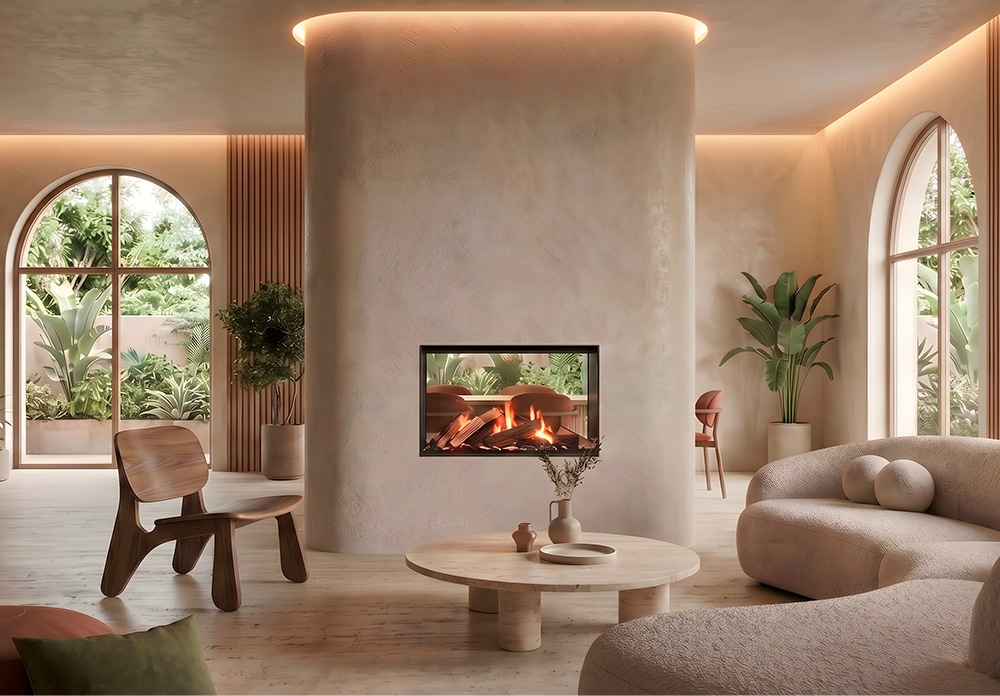 Chimenea eléctrica SENSACION 800/500 (Doble cara) 1