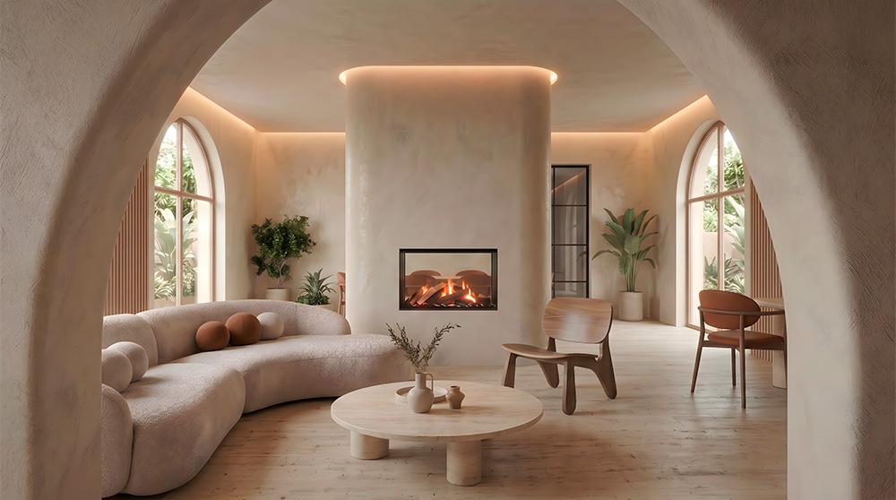 Chimenea eléctrica SENSACION 800/500 (Doble cara) 3