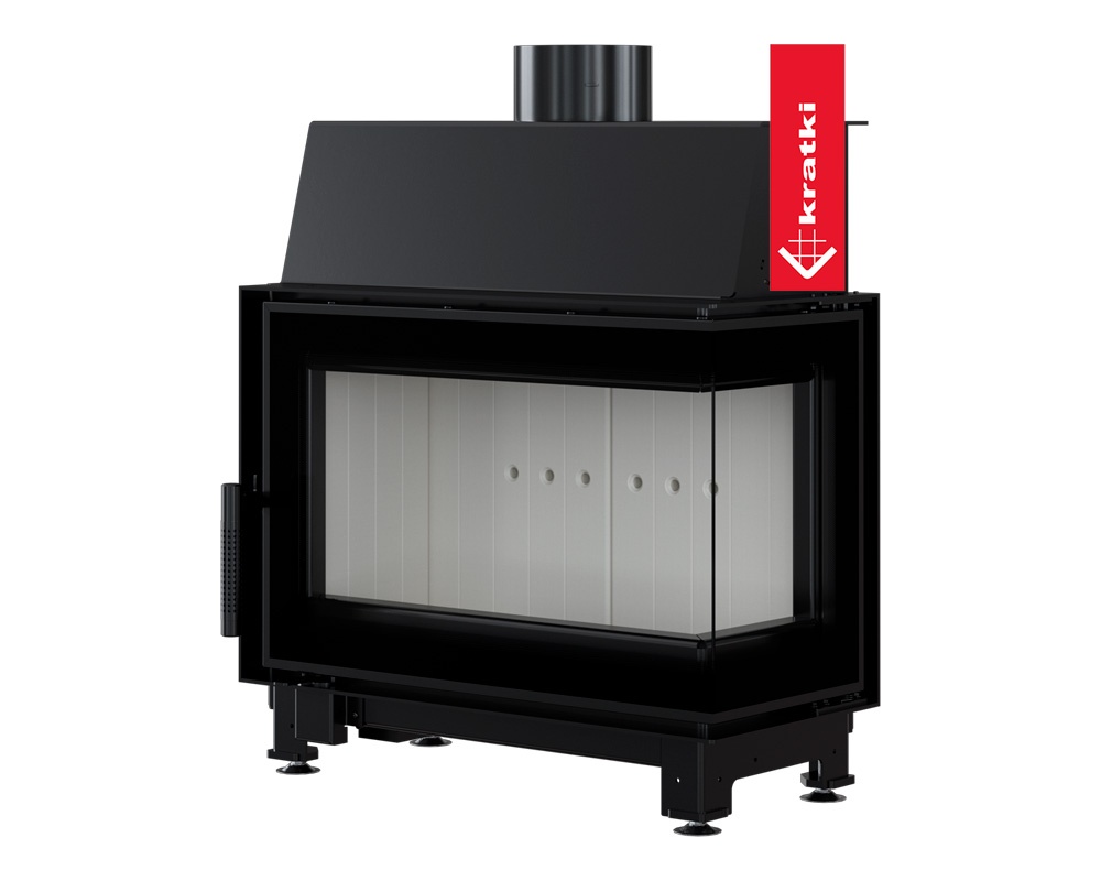 Chimenea de leña SIMPLE Esquinera (Puerta lateral) 6