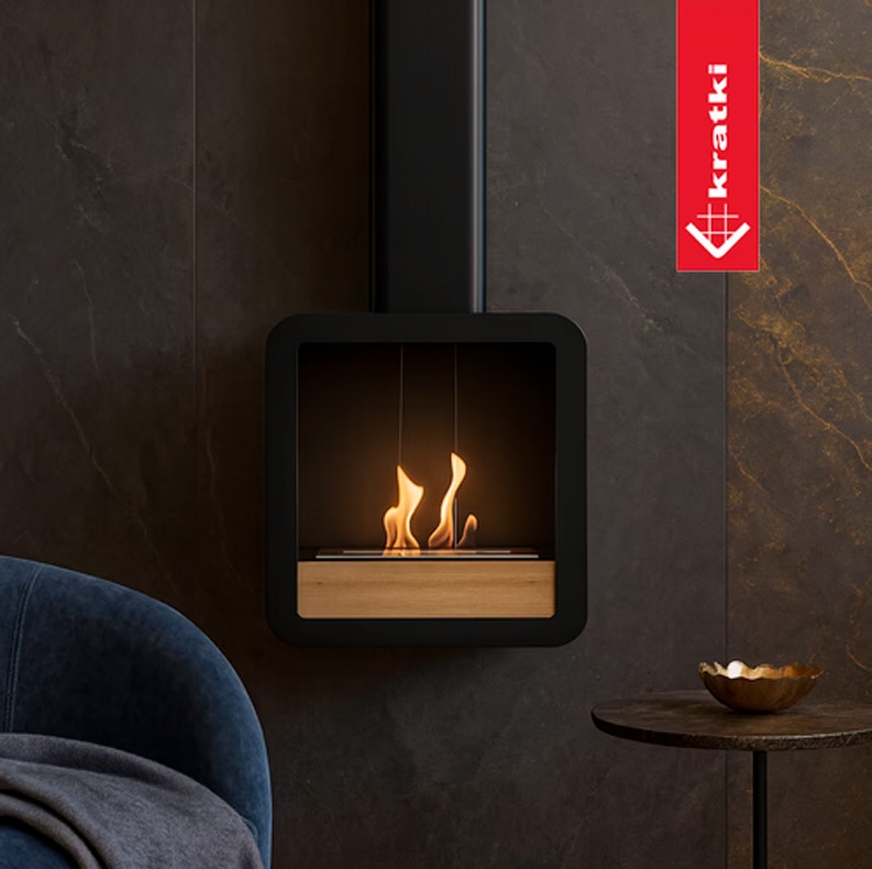 Chimenea de bioetanol TETRA HANG de pared