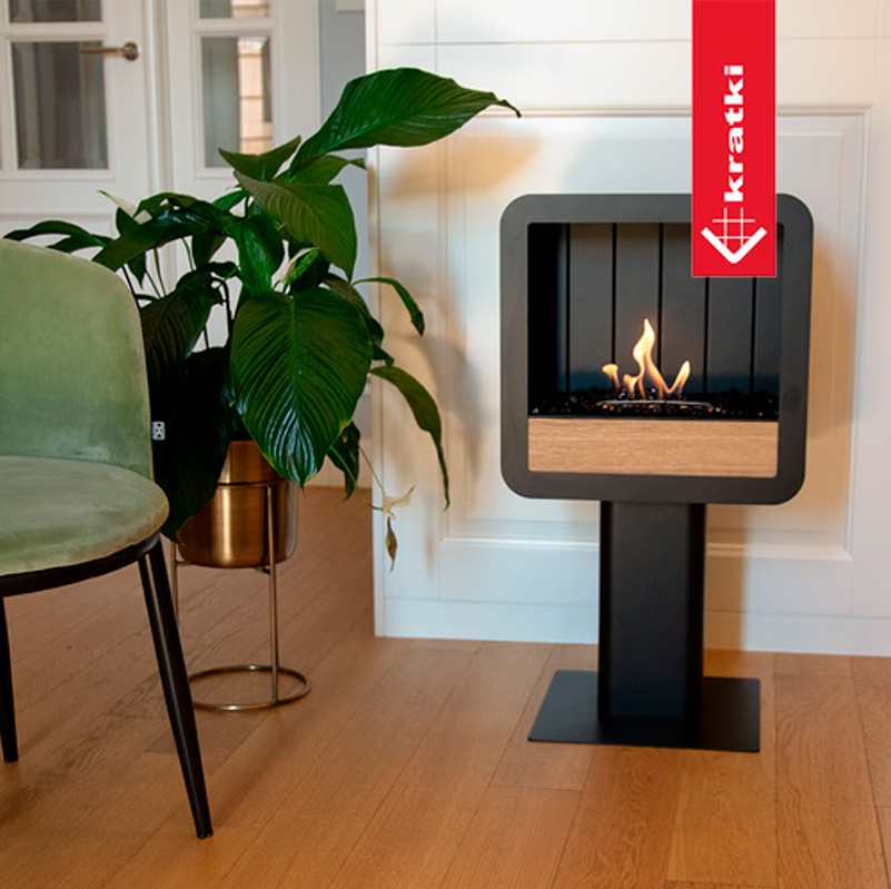 Chimenea de bioetanol TETRA STAND de pie