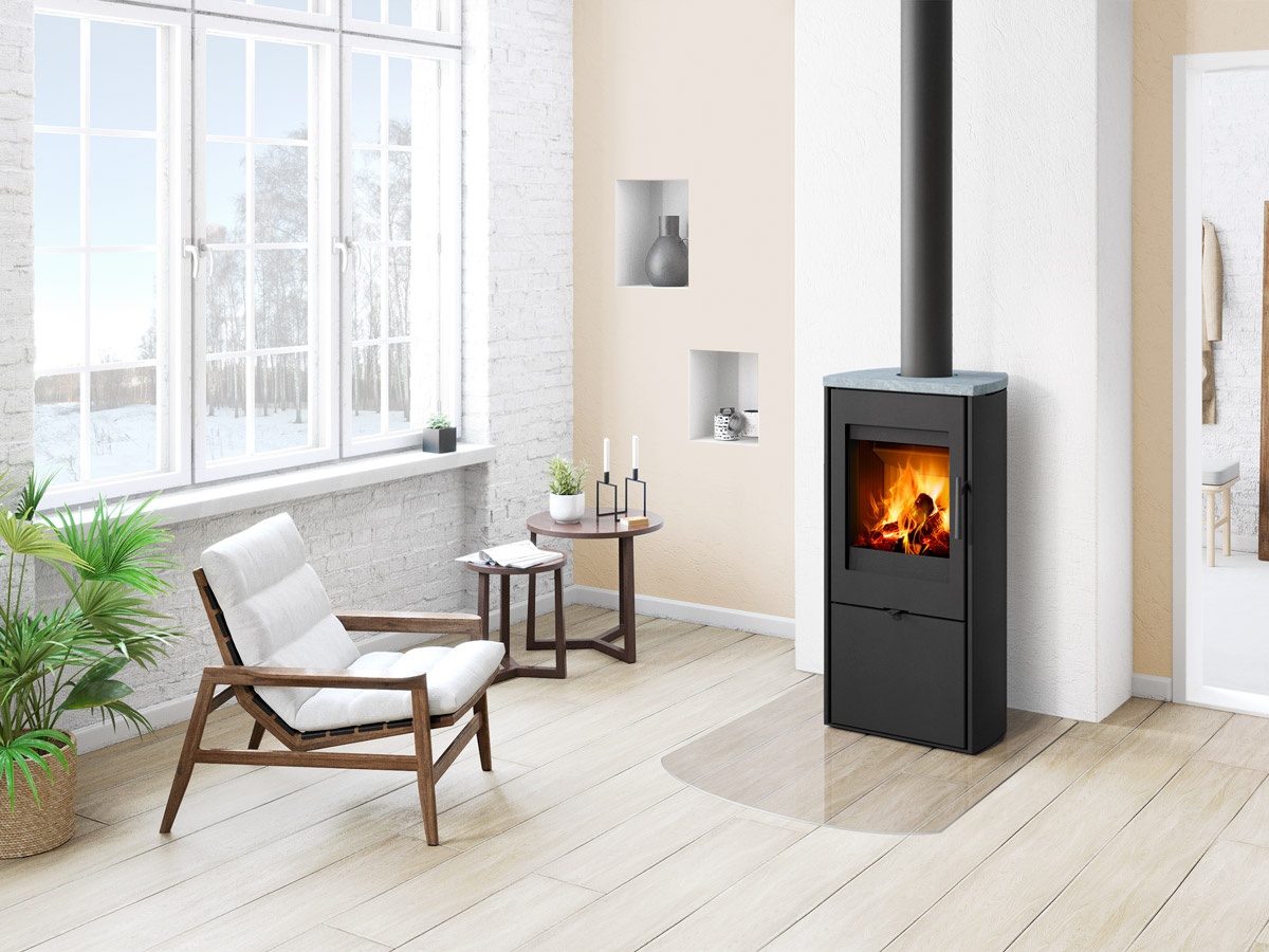 Estufa de leña TALA 30 metálica 1