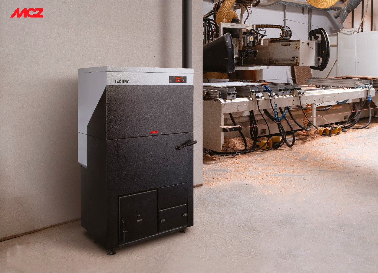 Caldera de pellet TECHNA SMARTCLEAN 32