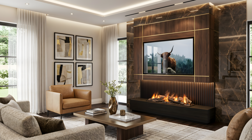 Chimenea eléctrica TRITON VAPOR 1000 1