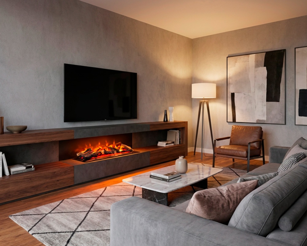 Chimenea eléctrica TRITON VAPOR 1000 2