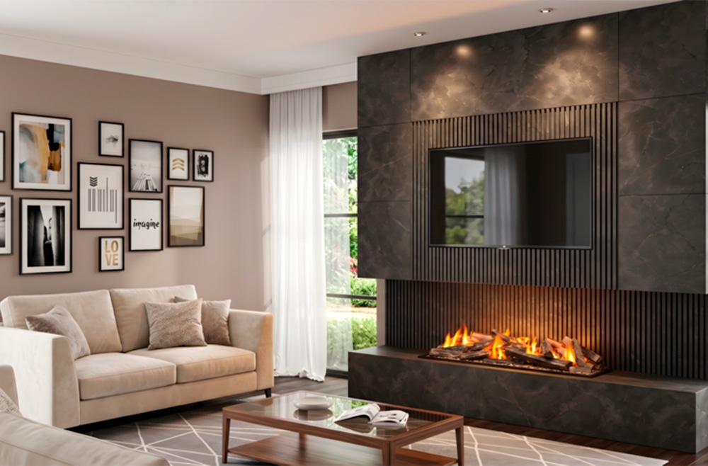 Chimenea eléctrica Triton Vapor 1500