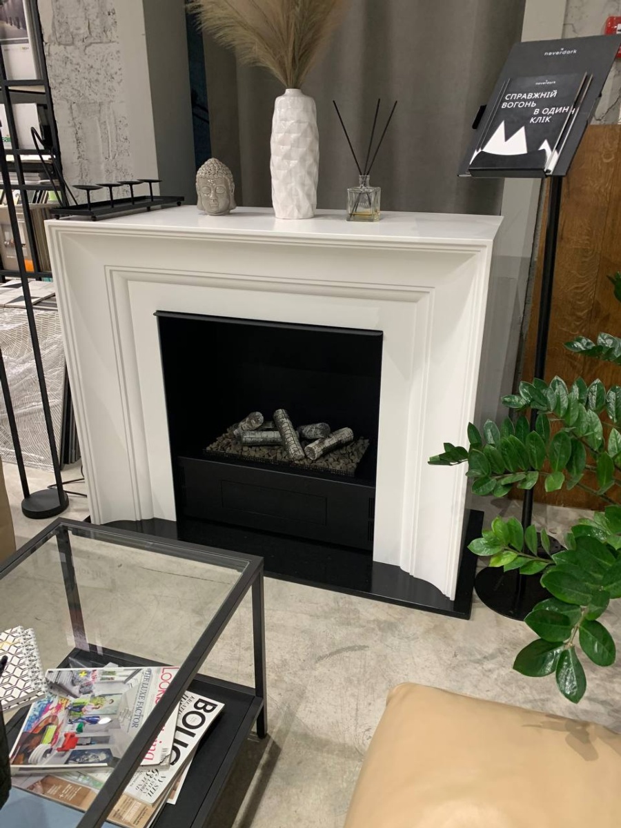 Chimenea eléctrica bioetanol CHALET I 650 in 8